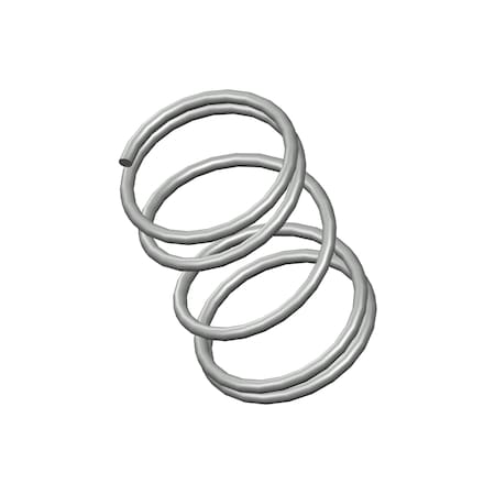 Compression Spring, O=.500,=L=.750,W=.037 R